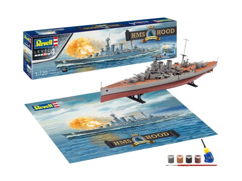 Revell Model plastikowy Zestaw Upominkowy 100 Lat HMS Hood