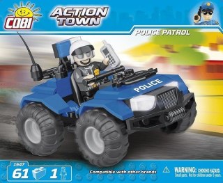 Cobi Klocki Klocki Action Town Policyjny Quad Patrolowy