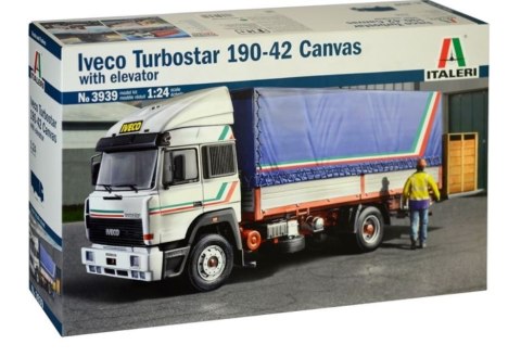 Italeri Model plastikowy Iveco Turbostar 190.42 Canvas Trailer