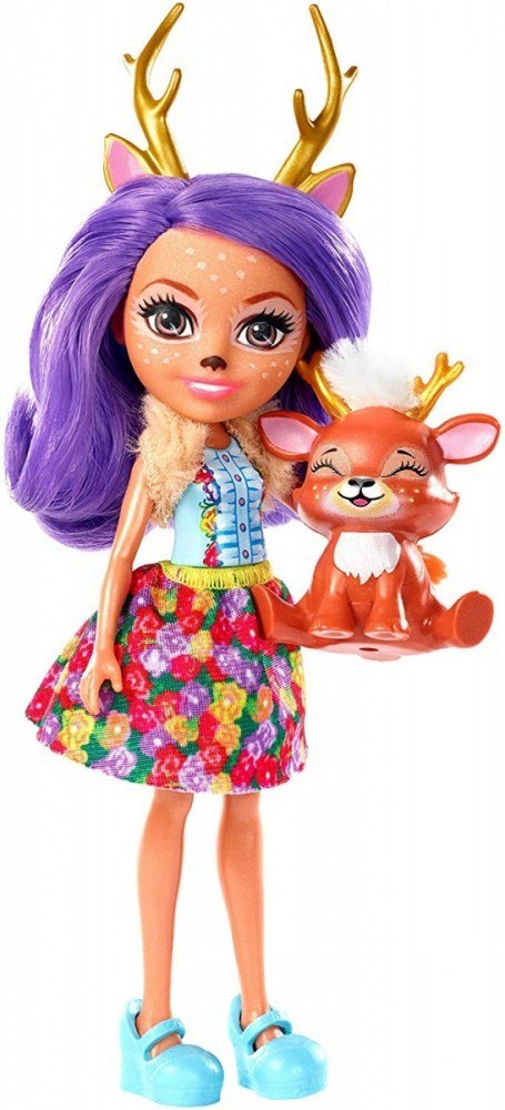 Mattel Lalka Enchantimals + Zwierzątko, Deer