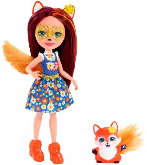 Mattel Lalka Enchantimals + Zwierzątko, Felicity Fox