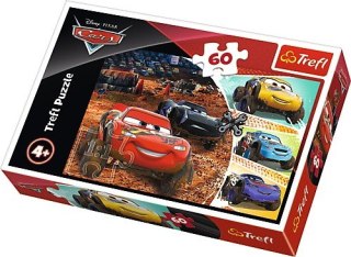 Trefl Puzzle 60 elementów - Auta 3, Zygzak McQeen z przyjaciółmi