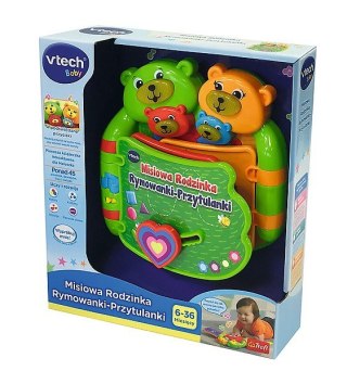 Vtech Książeczka interaktywna Misiowa Rodzinka Rymowanki - Przytulanki