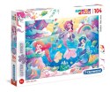 Clementoni Puzzle 104 elementy Under the Sea z brokatem