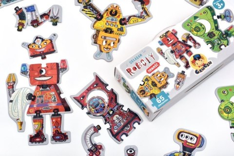 CzuCzu Puzzle 65 elementów - Układam roboty