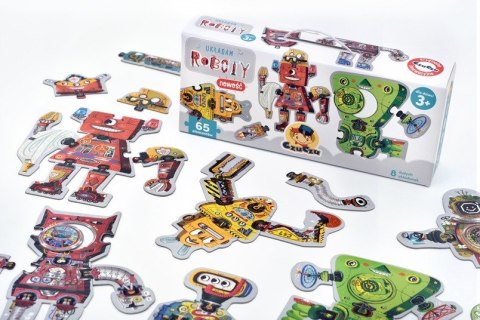 CzuCzu Puzzle 65 elementów - Układam roboty