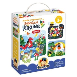 CzuCzu Puzzle progresywne 71 elementów Baśniowa kraina