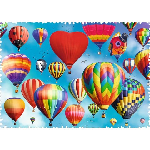 Trefl Puzzle 600 elementów Crazy Shapes - Kolorowe balony