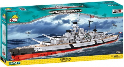 Cobi Klocki Klocki Mała Armia WS Battleship Bismarck