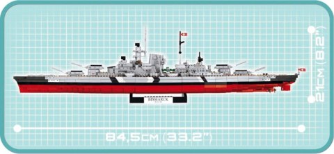 Cobi Klocki Klocki Mała Armia WS Battleship Bismarck