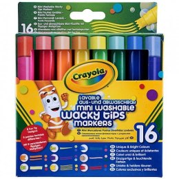 Goliath Flamastry zmywalne szalone kształty Crayola 16 szt.