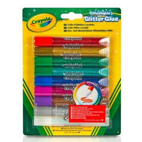 Goliath Klej kolorowy brokatowy 9 sztuk Crayola