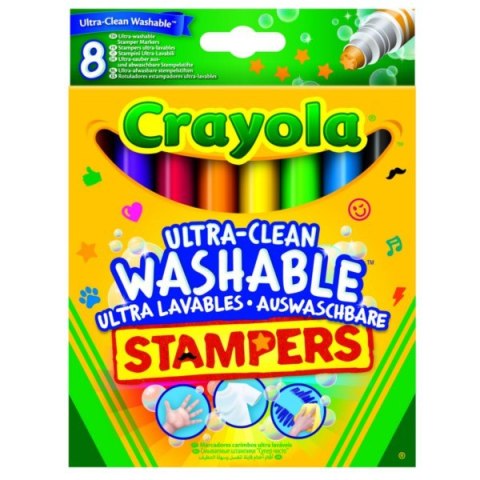 Goliath Pieczątki flamastrowe zmywalne 8 sztuk Crayola