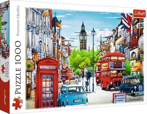 Trefl Puzzle 1000 elementów - Ulica Londynu