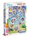 Clementoni Puzzle 104 elementy Super Kolor Disney Classic