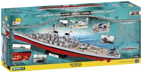 Cobi Klocki Klocki Small Army Pancernik USS Iowa (BB-61) / Missouri