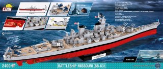 Cobi Klocki Klocki Small Army Pancernik USS Missouri (BB-63)