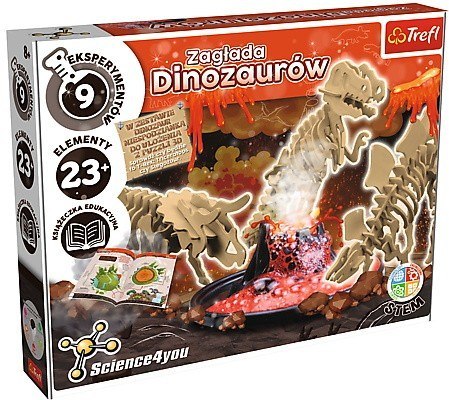 Trefl Zestaw edukacjny Zagłada dinozaurów