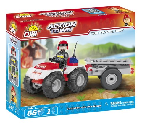 Cobi Klocki Klocki Action Town 67 elementów - Strażacki quad patrolowy