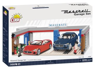 Cobi Klocki Klocki Cars 500 elementów Garaż Maserati