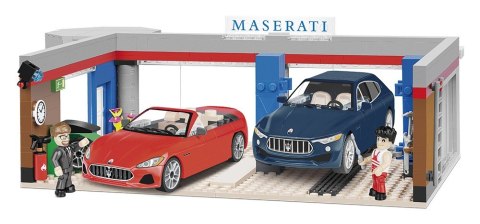 Cobi Klocki Klocki Cars 500 elementów Garaż Maserati