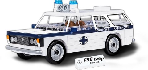 Cobi Klocki Klocki Cars 98 elementów FSO Karetka