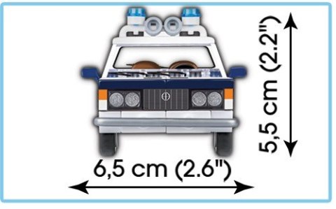 Cobi Klocki Klocki Cars 98 elementów FSO Karetka