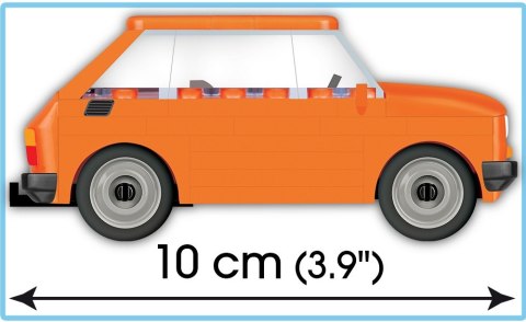 Cobi Klocki Klocki Cars Fiat 126 el + Przyczepa kempingowa