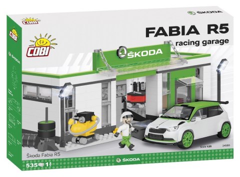 Cobi Klocki Klocki Cars Skoda Fabia R5 Racing Garage