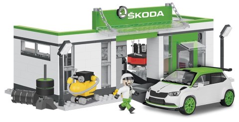 Cobi Klocki Klocki Cars Skoda Fabia R5 Racing Garage