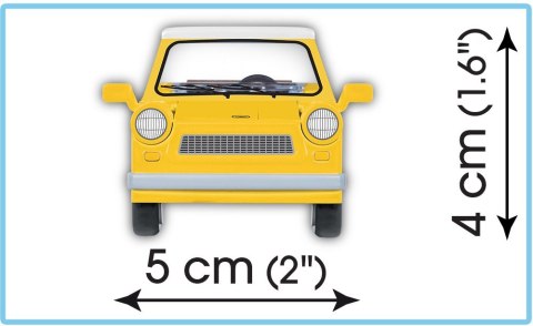 Cobi Klocki Klocki Cars Trabant 601 + Przyczepa kempingowa