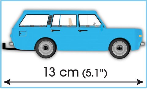 Cobi Klocki Klocki Cars Wartburg 353 Tourist + Przyczepa kempingowa