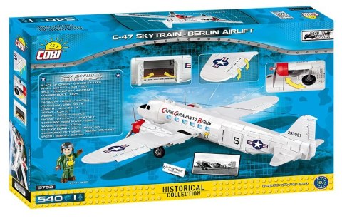 Cobi Klocki Klocki Historical Collection C-47 Skytrain Berlin Airlift