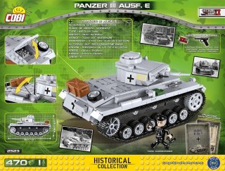 Cobi Klocki Klocki Historical Collection Panzer III Ausf.E - niemiecki czołg średni