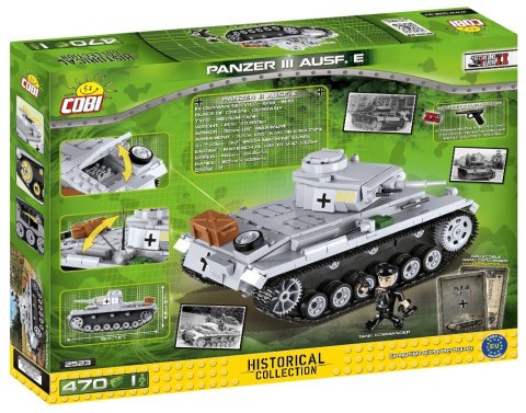 Cobi Klocki Klocki Historical Collection Panzer III Ausf.E - niemiecki czołg średni