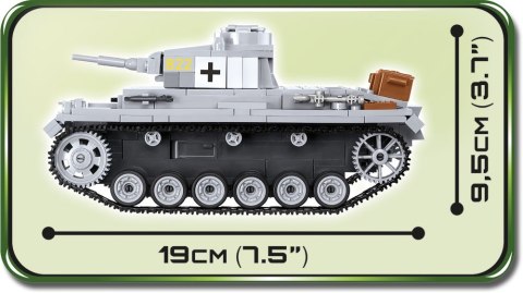 Cobi Klocki Klocki Historical Collection Panzer III Ausf.E - niemiecki czołg średni