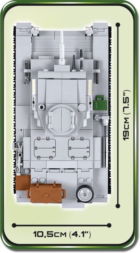 Cobi Klocki Klocki Historical Collection Panzer III Ausf.E - niemiecki czołg średni