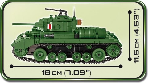 Cobi Klocki Kolcki Historial Collection Valentine Mk.III - brytyjski czołg piechoty