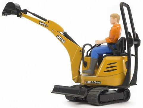 BRUDER Mikrokoparka JCB 8010 CTS z figurką