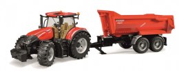 BRUDER Traktor Case IH Optum 300 CVX z przyczepą