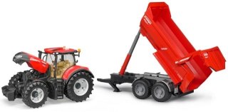 BRUDER Traktor Case IH Optum 300 CVX z przyczepą