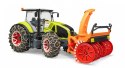 BRUDER Traktor Claas Axion 950 z plugiem snieznym