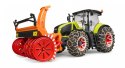 BRUDER Traktor Claas Axion 950 z plugiem snieznym