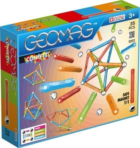 Geomag Klocki magnetyczne Confetti 35 elementów