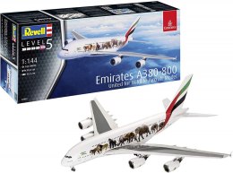 Revell Model plastikowy Airbus A380-800 Emirates Wild Life