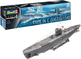 Revell Model plastikowy German Submarine Type IX C U67/U154