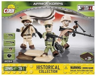 Cobi Klocki Klocki 26 elementów 3 figurki Africa Korps