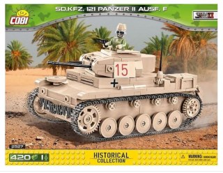 Cobi Klocki Klocki 420 elementów Sd.Kfz.121 Panzer II Ausf. F - niemiecki czołg lekki