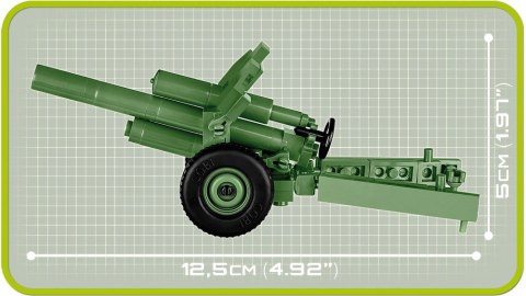 Cobi Klocki Klocki Armia 122 mm Howitzer wz.1938 M-30 - Radziecka haubica