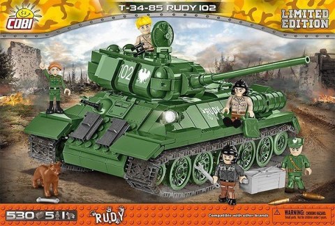 Cobi Klocki Klocki Armia T-34-85 Rudy 102 530 elementów